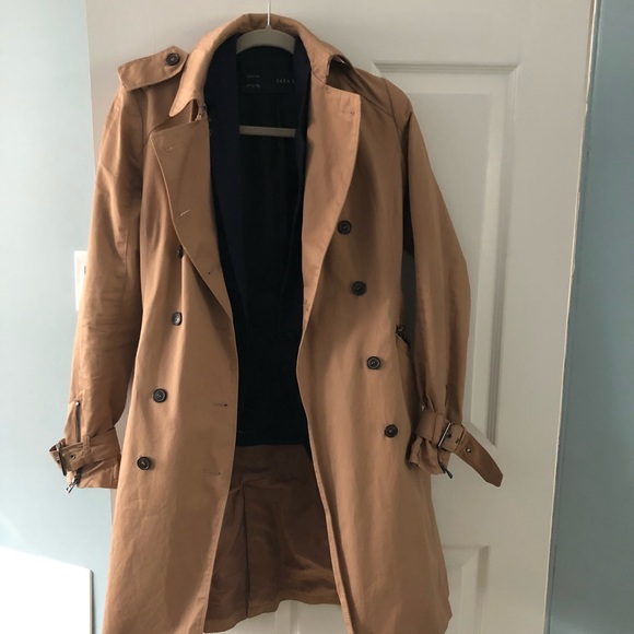 Zara Jackets & Blazers - Zara tan color trench coat
